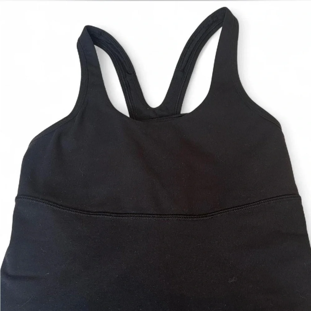 💜 Lululemon Athletica Black Cross Back Razor Tank (4)